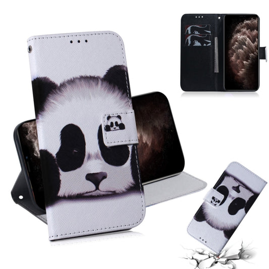 For iPhone 11 Pro Max 3D Colored Drawing Horizontal Flip Leather Case, with Holder & Card Slot & Wallet (Panda) by buy2fix