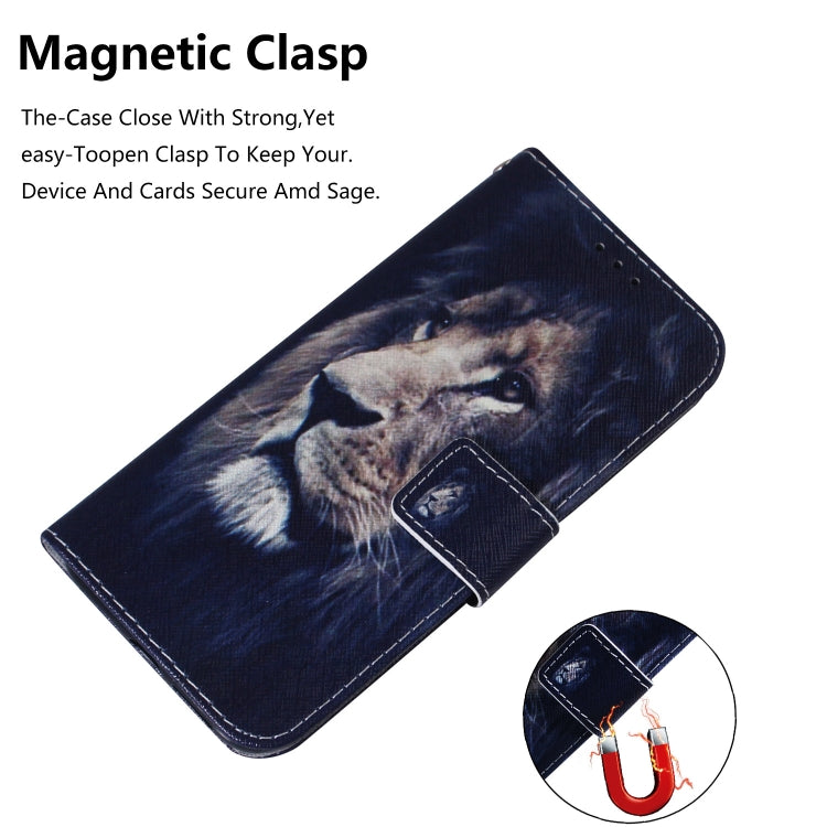For iPhone 11 3D Colored Drawing Horizontal Flip Leather Case, with Holder & Card Slot & Wallet (Lion) by buy2fix