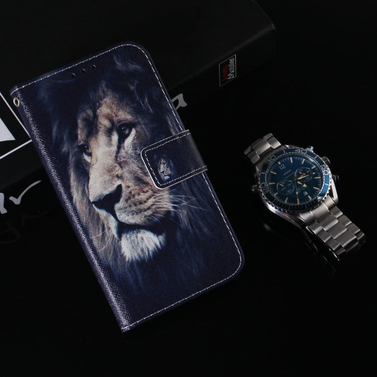 For iPhone 11 3D Colored Drawing Horizontal Flip Leather Case, with Holder & Card Slot & Wallet (Lion) by buy2fix
