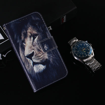 For iPhone 11 3D Colored Drawing Horizontal Flip Leather Case, with Holder & Card Slot & Wallet (Lion) by buy2fix