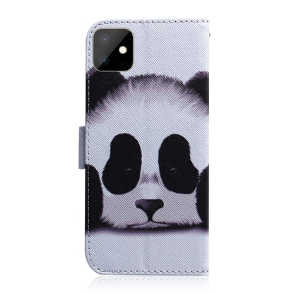 For iPhone 11 3D Colored Drawing Horizontal Flip Leather Case, with Holder & Card Slot & Wallet (Panda) by buy2fix