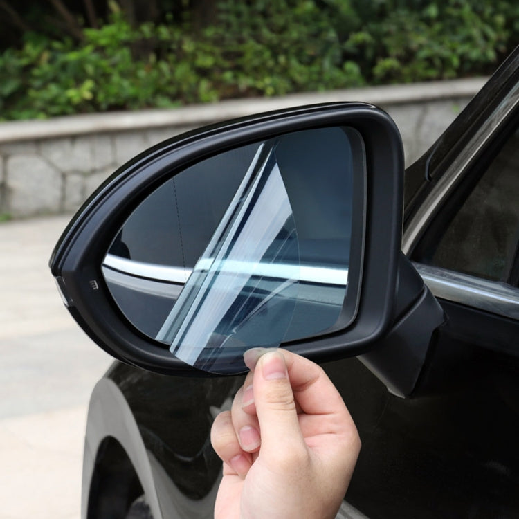 For Lexus ES 2013-2017 Car PET Rearview Mirror Protective Window Clear Anti-fog Waterproof Rain Shield Film by buy2fix