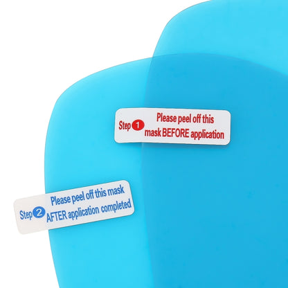 For Chery Arrizo EX Car PET Rearview Mirror Protective Window Clear Anti-fog Waterproof Rain Shield Film by buy2fix