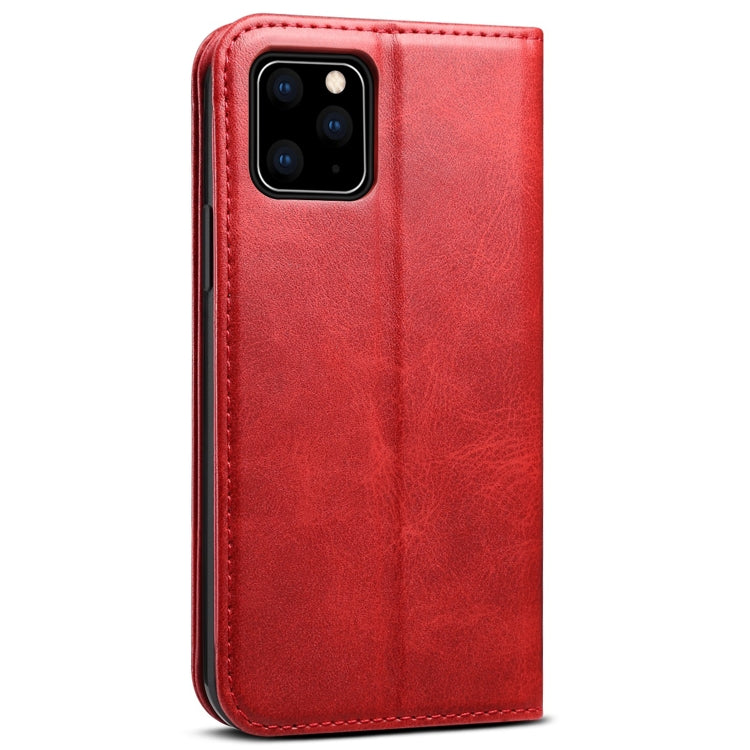 Suteni Calf Texture Horizontal Flip Leather Case with Holder & Card Slots & Wallet for iPhone 11(Red) - iPhone 11 Cases by Suteni | Online Shopping UK | buy2fix