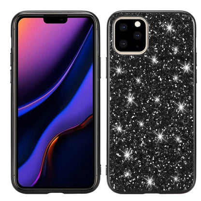 Glitter Powder Shockproof TPU Protective Case for iPhone 11(Black) by buy2fix