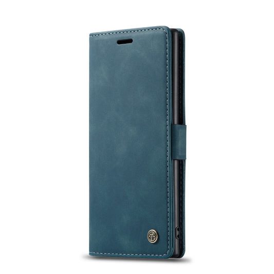 CaseMe-013 Multifunctional Horizontal Flip Leather Case with Card Slot & Holder & Wallet for Galaxy Note 10+(Blue) by CaseMe