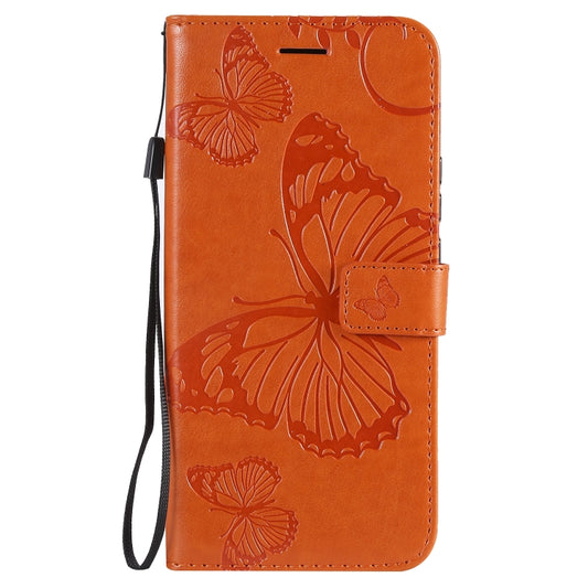 Pressed Printing Butterfly Pattern Horizontal Flip PU Leather Case with Holder & Card Slots & Wallet & Lanyard For Huawei P Smart Z / Y9 Prime 2019(Orange) by buy2fix