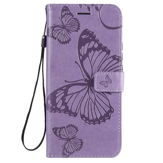 Pressed Printing Butterfly Pattern Horizontal Flip PU Leather Case with Holder & Card Slots & Wallet & Lanyard For Huawei P Smart Z / Y9 Prime 2019(Purple) by buy2fix