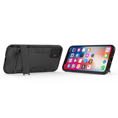 Shockproof PC + TPU Case with Holder for 11(Black) by buy2fix