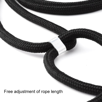 Four-Corner Anti-Fall Trasparent TPU Mobile Phone Case With Lanyard for iPhone 11 Pro Max(Rose Gold) by buy2fix