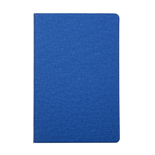 Voltage Stretch Fabric Texture Horizontal Flip Leather Case for Galaxy Tab S6 T860, with Holder(Blue) by buy2fix