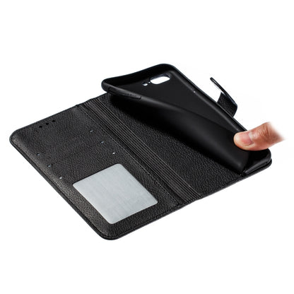 Feather Pattern Litchi Texture Horizontal Flip Leather Case with Wallet & Holder & Card Slots For iPhone 7 Plus / 8 Plus(Black) by buy2fix