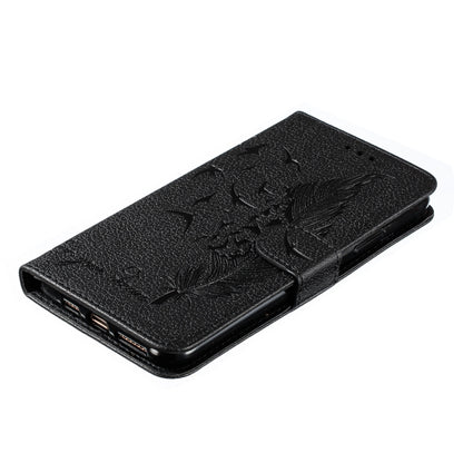 For iPhone 11 Pro Feather Pattern Litchi Texture Horizontal Flip Leather Case with Wallet & Holder & Card Slots (Black) by buy2fix
