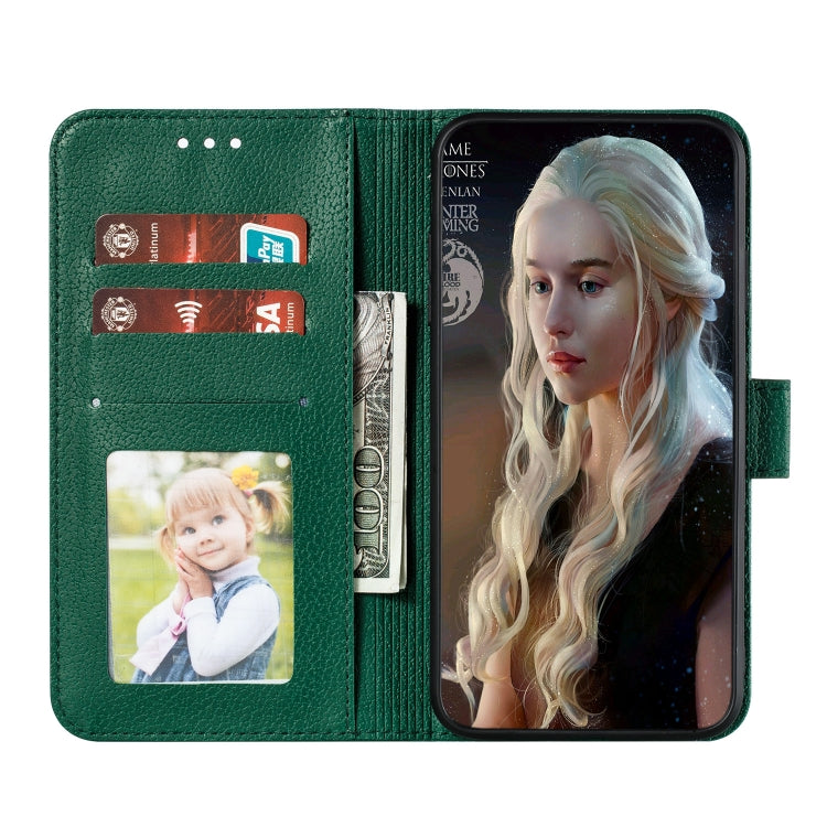 For iPhone 11 Pro Max Feather Pattern Litchi Texture Horizontal Flip Leather Case with Wallet & Holder & Card Slots (Green) by buy2fix