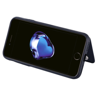 For iPhone 7 / 8 Cat Tree Embossing Pattern Shockproof Protective Case with Card Slots & Photo Frame(Black) by buy2fix