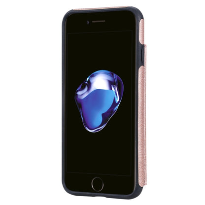 For iPhone 7 / 8 Cat Tree Embossing Pattern Shockproof Protective Case with Card Slots & Photo Frame(Rose Gold) by buy2fix
