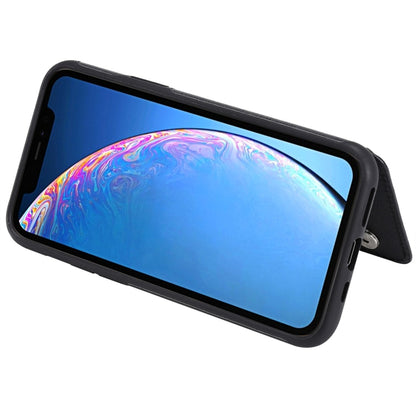 For iPhone 11 Pro Cat Tree Embossing Pattern Shockproof Protective Case with Card Slots & Photo Frame(Black) by buy2fix