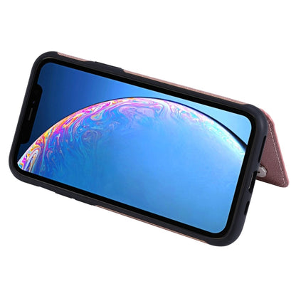 For iPhone 11 Pro Cat Tree Embossing Pattern Shockproof Protective Case with Card Slots & Photo Frame(Rose Gold) by buy2fix