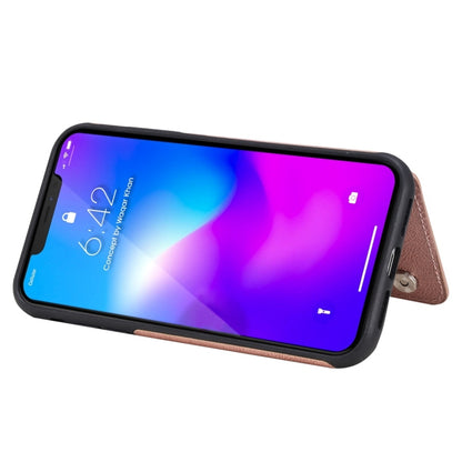 For iPhone 11 Cat Tree Embossing Pattern Shockproof Protective Case with Card Slots & Photo Frame(Rose Gold) by buy2fix