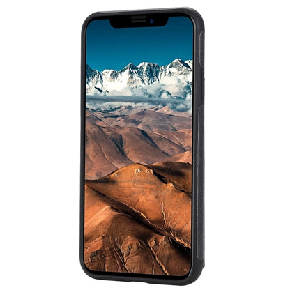 For iPhone 11 Pro Max Cat Tree Embossing Pattern Shockproof Protective Case with Card Slots & Photo Frame(Black) by buy2fix