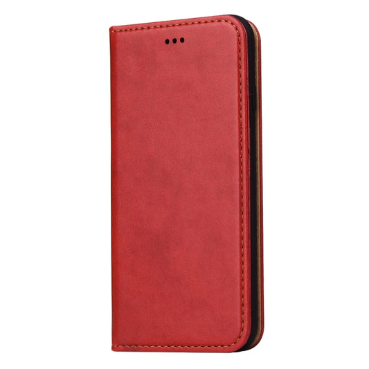 For iPhone SE 2022 / SE 2020 / 8 / 7 Fierre Shann PU Genuine Leather Texture Horizontal Flip Leather Case with Holder & Card Slots & Wallet(Red) by FIERRE SHANN