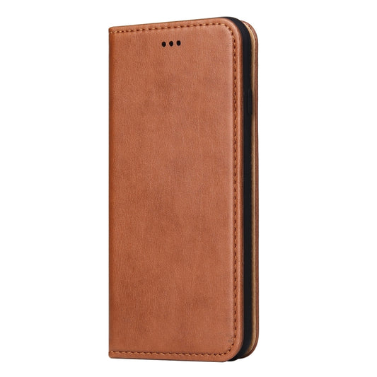 For iPhone SE 2022 / SE 2020 / 8 / 7 Fierre Shann PU Genuine Leather Texture Horizontal Flip Leather Case with Holder & Card Slots & Wallet(Brown) by FIERRE SHANN