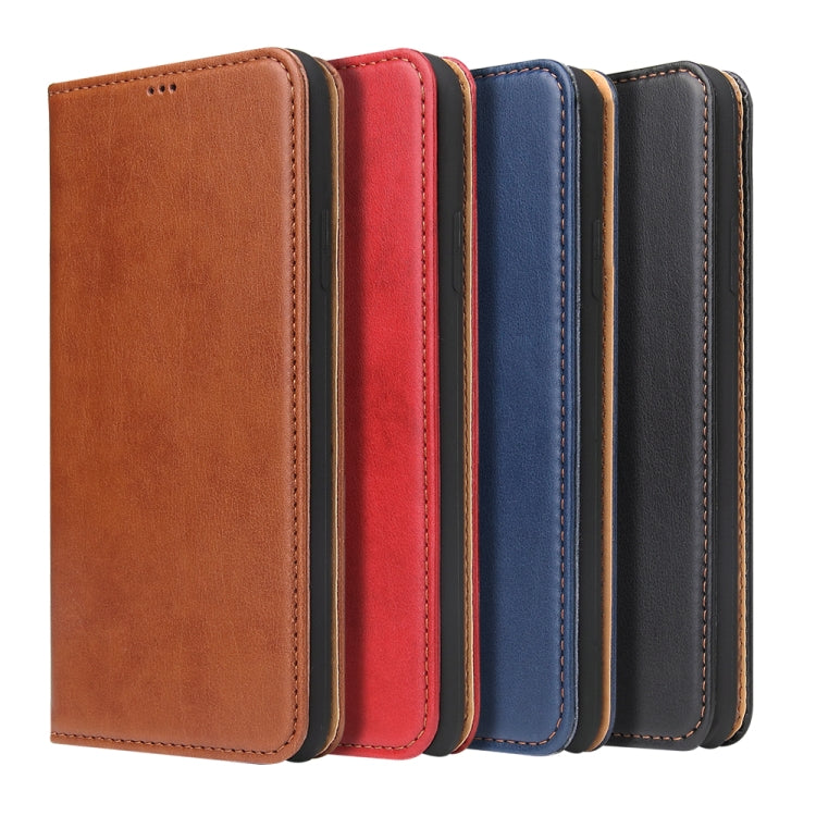 Fierre Shann PU Genuine Leather Texture Horizontal Flip Leather Case with Holder & Card Slots & Wallet For iPhone 11(Brown) by FIERRE SHANN