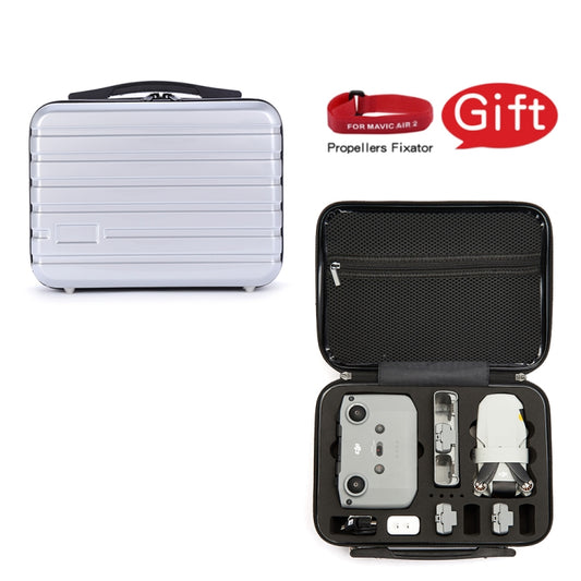 ls-S004 Portable Waterproof Drone Handbag Storage Bag for DJI Mavic Mini 2(Silver + Black Liner) by buy2fix