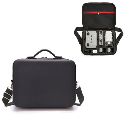 LS4456 Portable Drone PU Shoulder Storage Bag Handbag for DJI Mavic Mini 2(Black + Black Liner) - DJI & GoPro Accessories by buy2fix | Online Shopping UK | buy2fix