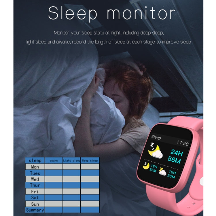 B9 1.28 inch TFT Touch Screen IP67 Waterproof Smart Bracelet, Support Sleep Monitor / Heart Rate Monitor / Blood Pressure Monitor(Pink) - Smart Wear by buy2fix | Online Shopping UK | buy2fix