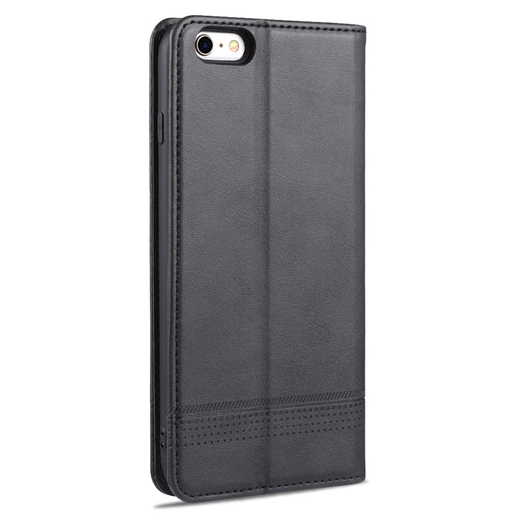 AZNS Magnetic Calf Texture Horizontal Flip Leather Case with Card Slots & Holder & Wallet For iPhone 6(Black) - More iPhone Cases by AZNS | Online Shopping UK | buy2fix