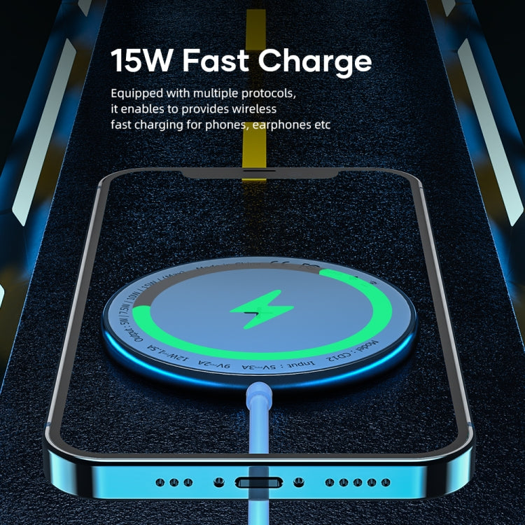 ROCK W33 Portable Mini Magnetic Magsafe Wireless Charger for iPhone 12 mini / 12 / 12 Pro / 12 Pro Max - Apple Accessories by ROCK | Online Shopping UK | buy2fix