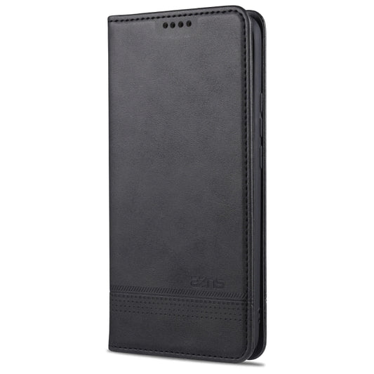 For Xiaomi Redmi 9 AZNS Magnetic Calf Texture Horizontal Flip Leather Case with Card Slots & Holder & Wallet(Black) by AZNS