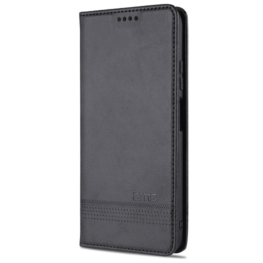 For Xiaomi Mi 10T / 10T Pro / Redmi K30s AZNS Magnetic Calf Texture Horizontal Flip Leather Case with Card Slots & Holder & Wallet(Black) by AZNS