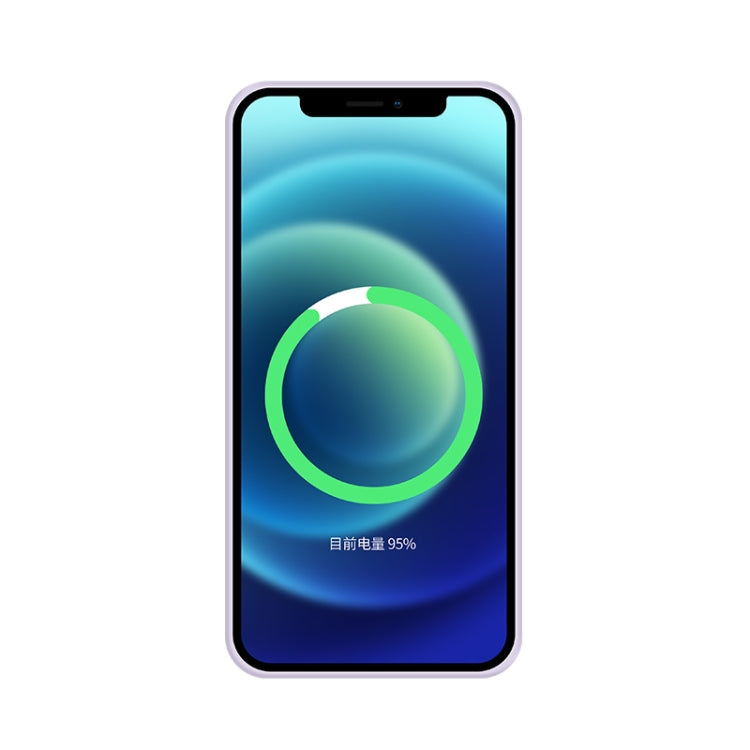 For iPhone 12 Pro Max Silicone Full Coverage Shockproof Magsafe Case(Light Purple) by buy2fix