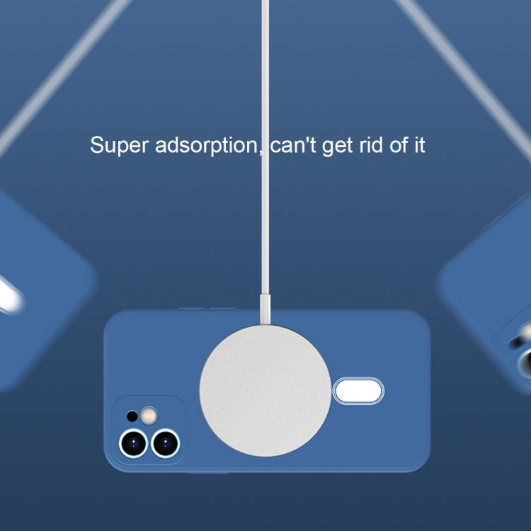 For iPhone 12 Pro Max Silicone Full Coverage Shockproof Magsafe Case(Green) by buy2fix