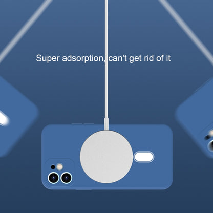 For iPhone 12 Pro Max Silicone Full Coverage Shockproof Magsafe Case(Black) by buy2fix