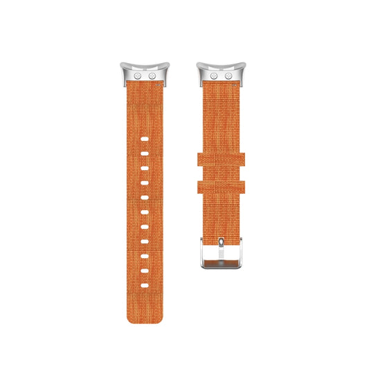 For Garmin Forerunner 45 / 45S / Swim 2 Universal Nylon Canvas Watch Band(Orange) by buy2fix