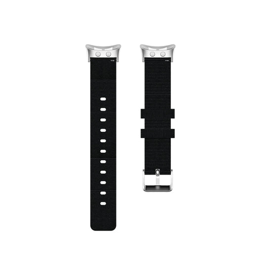For Garmin Forerunner 45 / 45S / Swim 2 Universal Nylon Canvas Watch Band(Black) by buy2fix