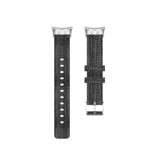 For Garmin Forerunner 45 / 45S / Swim 2 Universal Nylon Canvas Watch Band(Grey) by buy2fix