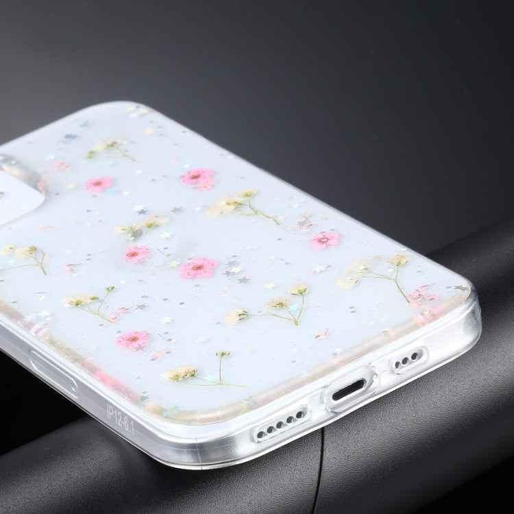 For iPhone 11 Gypsophila Flowers Pattern TPU Protective Case (Pink) by buy2fix