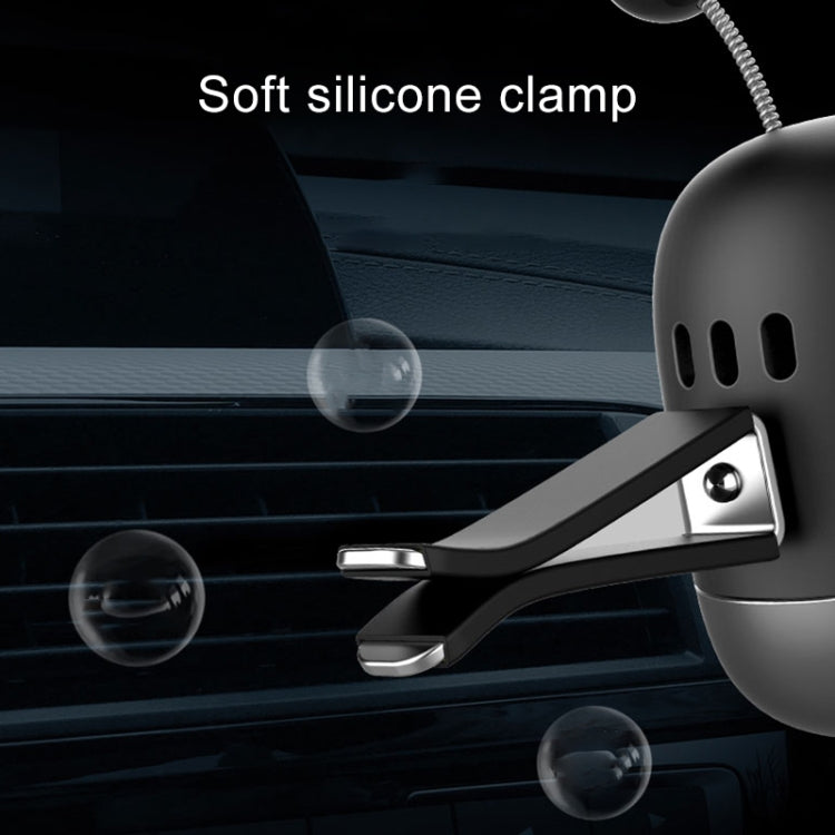 Cartoon Robot Car Air Outlet Aromatherapy(Squint Face Bag) by buy2fix