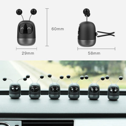 Cartoon Robot Car Air Outlet Aromatherapy(Happy Face) by buy2fix