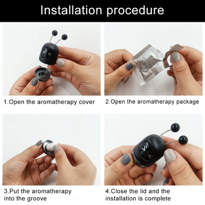 Cartoon Robot Car Air Outlet Aromatherapy(Happy Face) by buy2fix