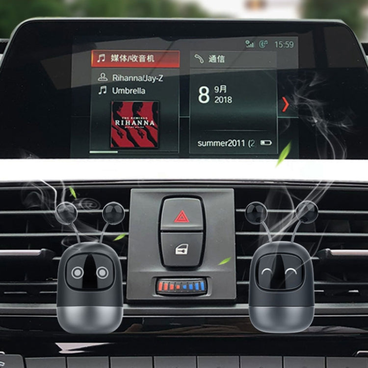 Cartoon Robot Car Air Outlet Aromatherapy(A Dull Expression) by buy2fix