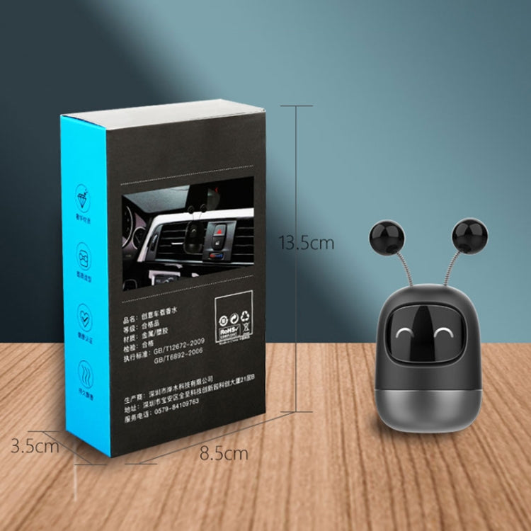 Cartoon Robot Car Paste Type Aromatherapy(Happy Face) by buy2fix