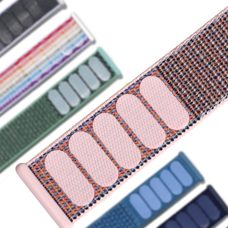 Nylon Wrist Strap Watch Bands For Apple Watch Series 7 41mm / 6 & SE & 5 & 4 40mm / 3 & 2 & 1 38mm(Indigo) by buy2fix