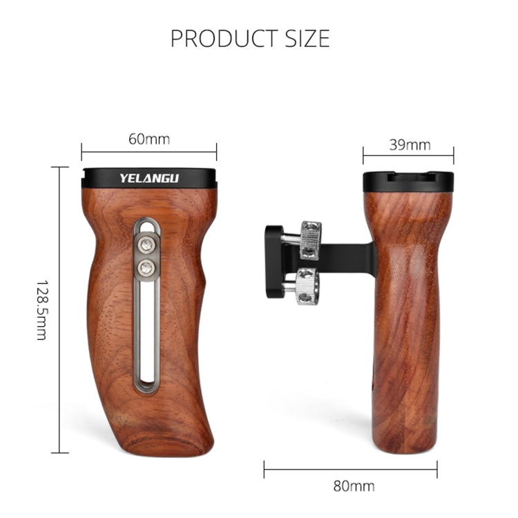 YELANGU A72 Universal Camera Wooden Handle - Camera Accessories by YELANGU | Online Shopping UK | buy2fix