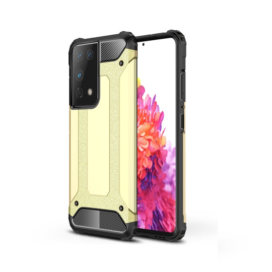 For Samsung Galaxy S21 Ultra 5G Magic Armor TPU + PC Combination Case(Gold)