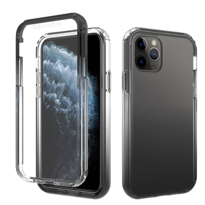 For iPhone 11 Pro Shockproof High Transparency Two-color Gradual Change PC+TPU Candy Colors Protective Case (Black) by buy2fix